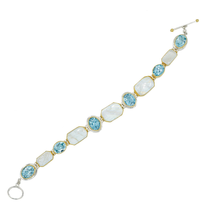 Moonstone Link Bracelet