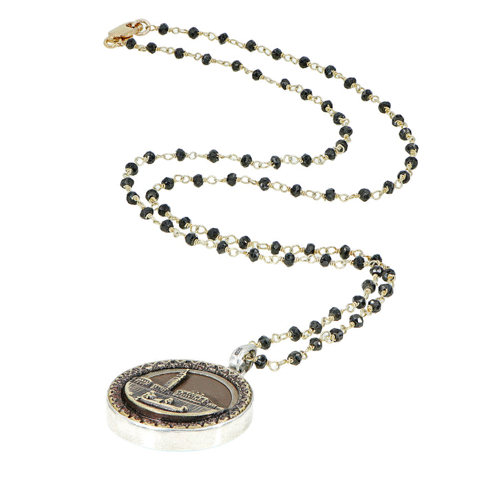 Antique Venice Button Necklace
