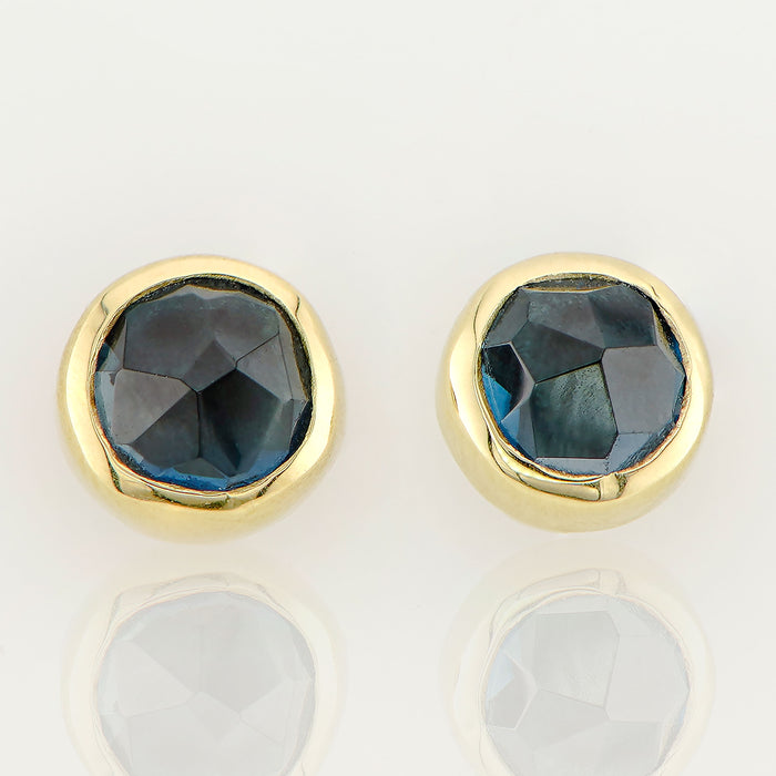 London Blue Topaz Stud Earrings