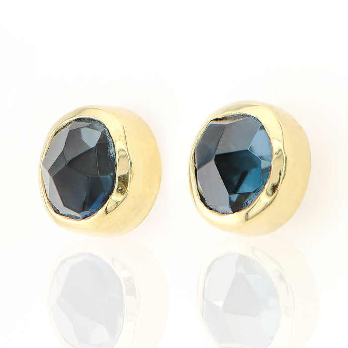 London Blue Topaz Stud Earrings