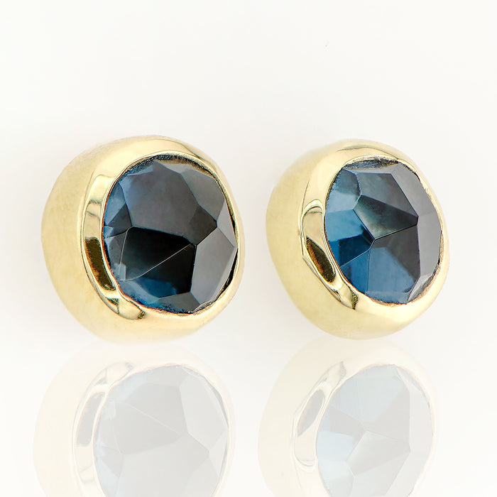 London Blue Topaz Stud Earrings