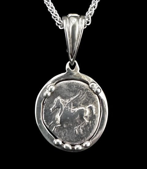 Pegasos Coin Pendant