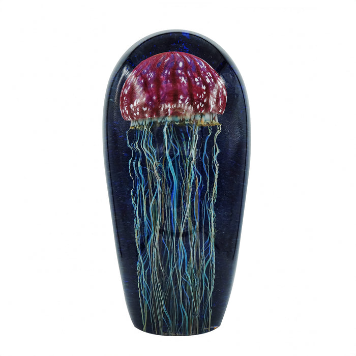 Gold Ruby Jellyfish Seascape