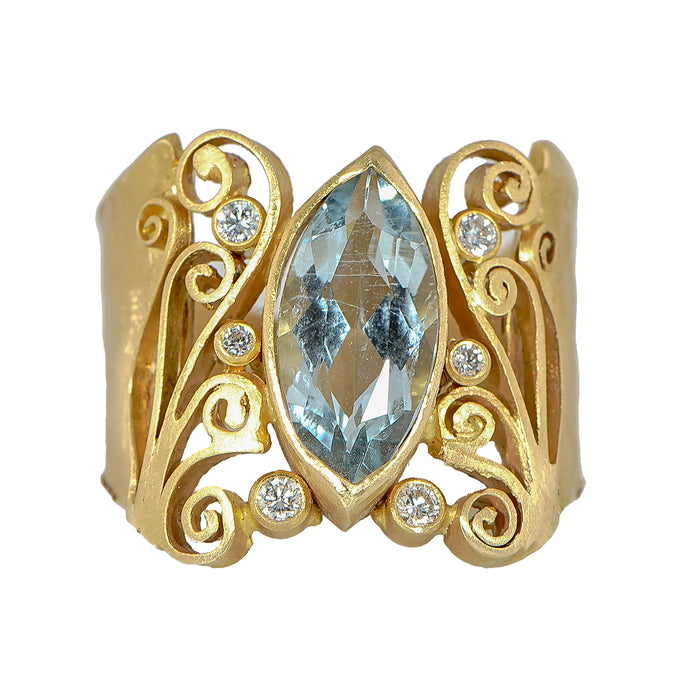 Aquamarine Ring