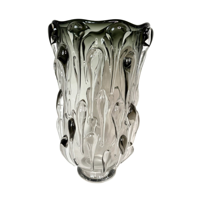 Grey Ombre Droplet Vase