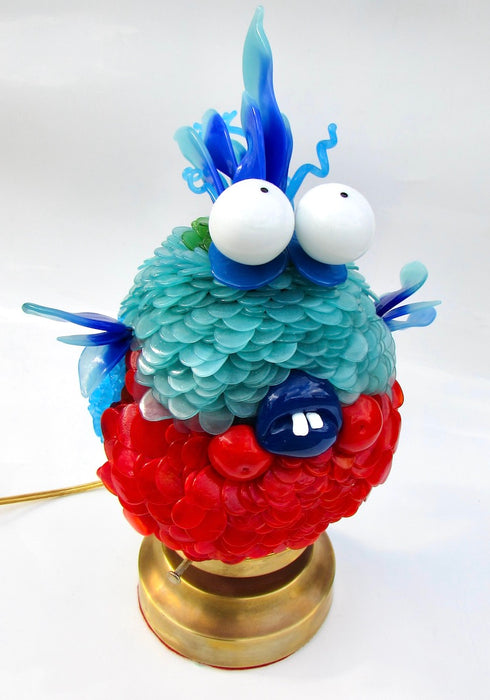 Red Beard Fish Lamp
