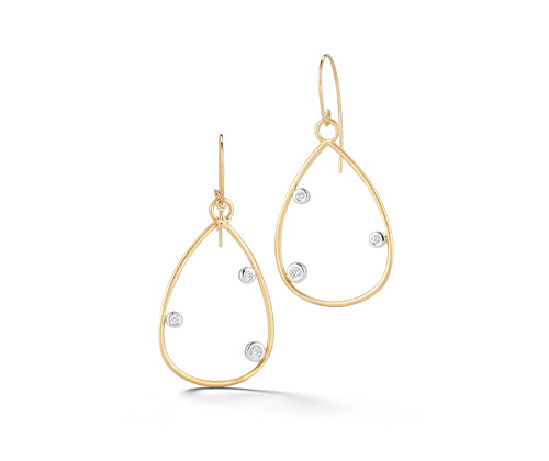 Scribble Droplet Earrings