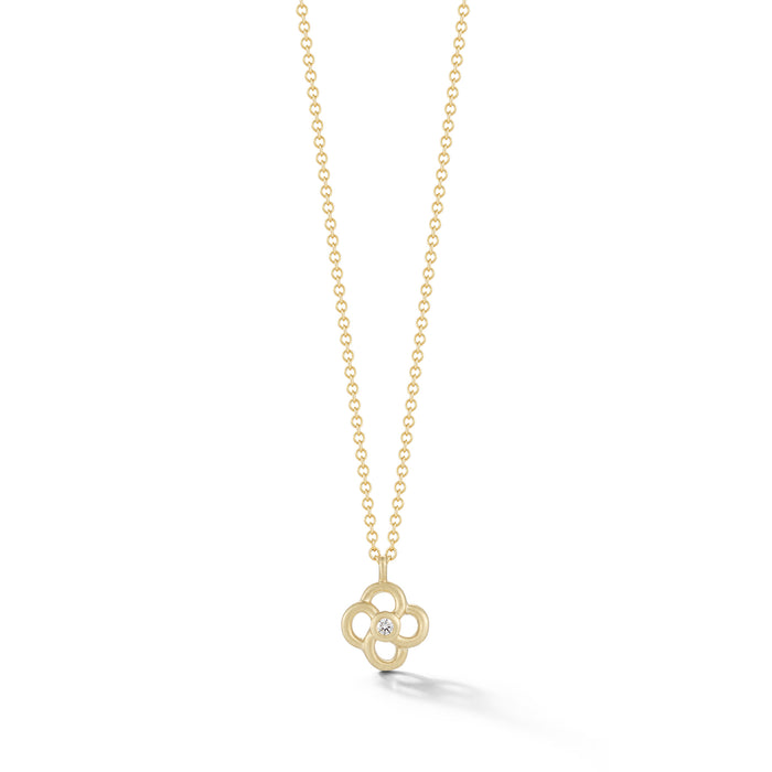 Scribble Pansy Necklace