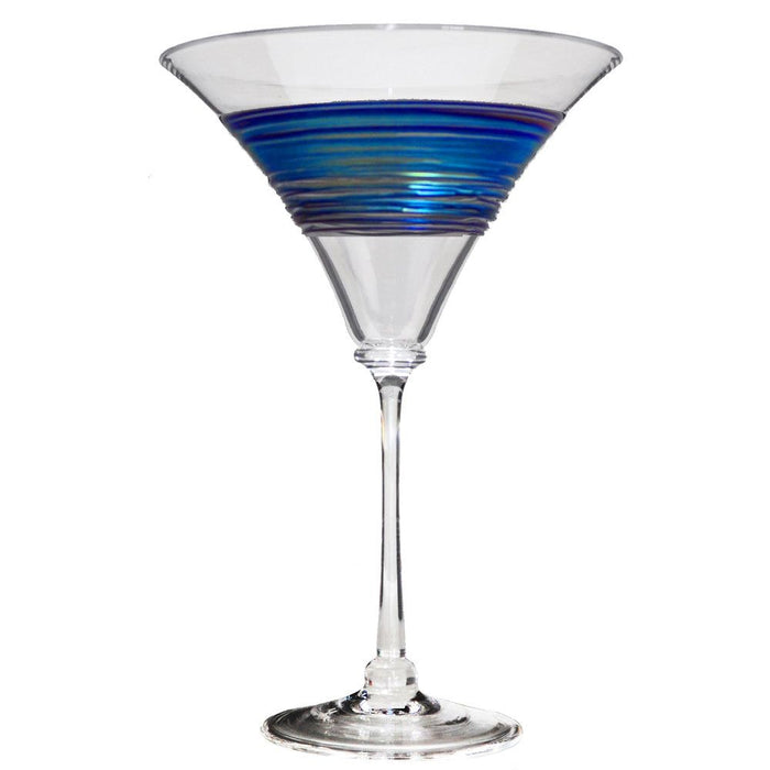 Rainbowspun Martini Glass