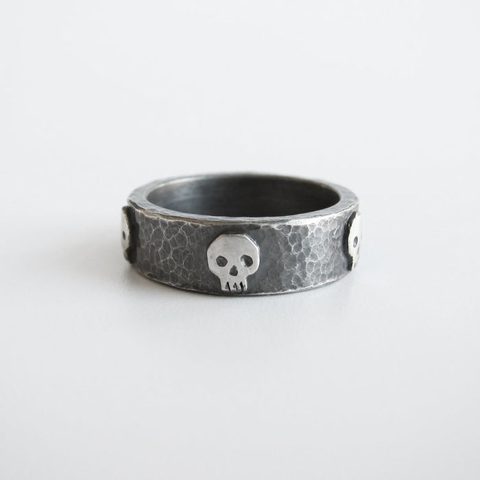 Five Skull Ring - Size 11