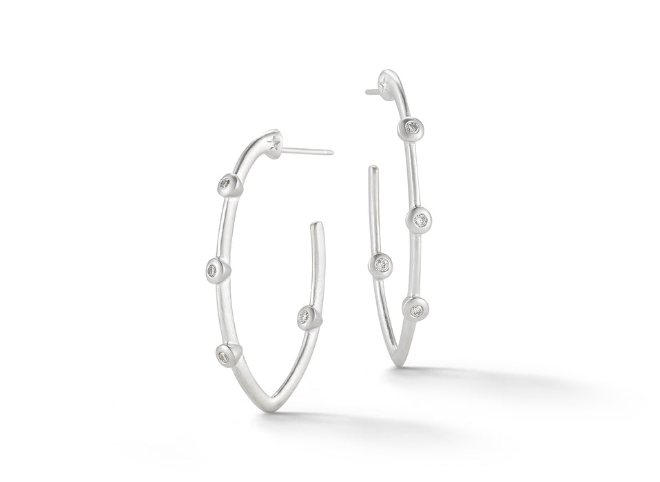 Cono Bow Hoop Earrings