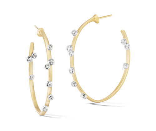 Scribble Mars Hoop Earrings