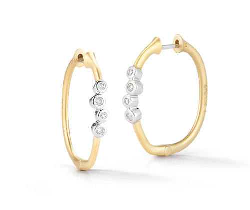 Scribble Cluster Hinged Hoop
