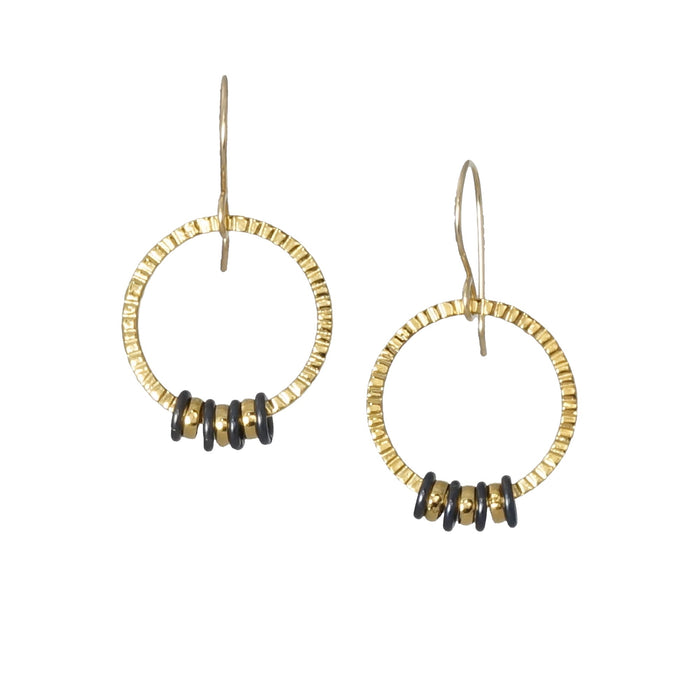 Large Circle of Life Earrings