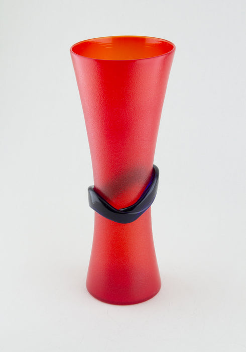 Corosso Red Hourglass Vase