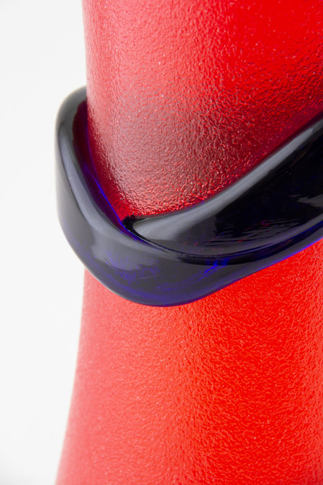 Corosso Red Hourglass Vase