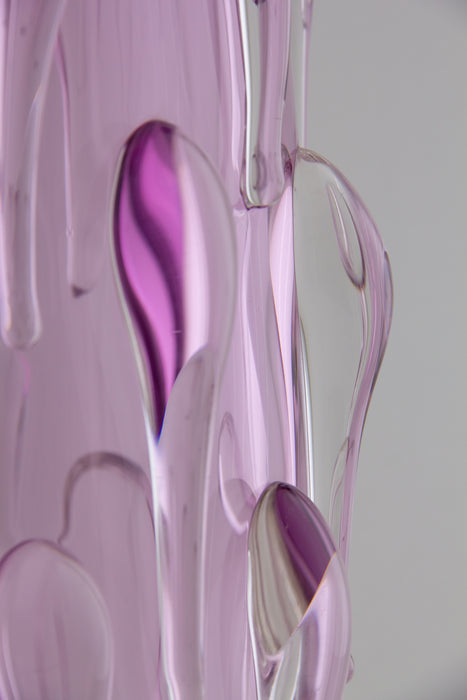 Pink Ombre Droplet Vase