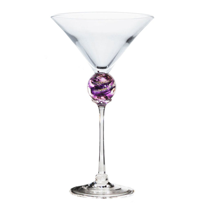Amethyst Planet Martini Glass