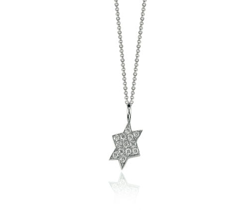 Graffiti Star of David Mini Icon Necklace