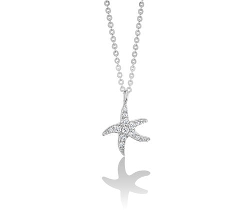 Graffiti Starfish Icon Necklace