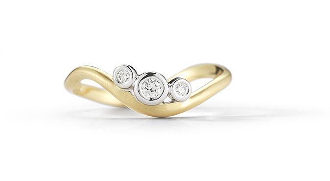 Scribble Trio Single Ring