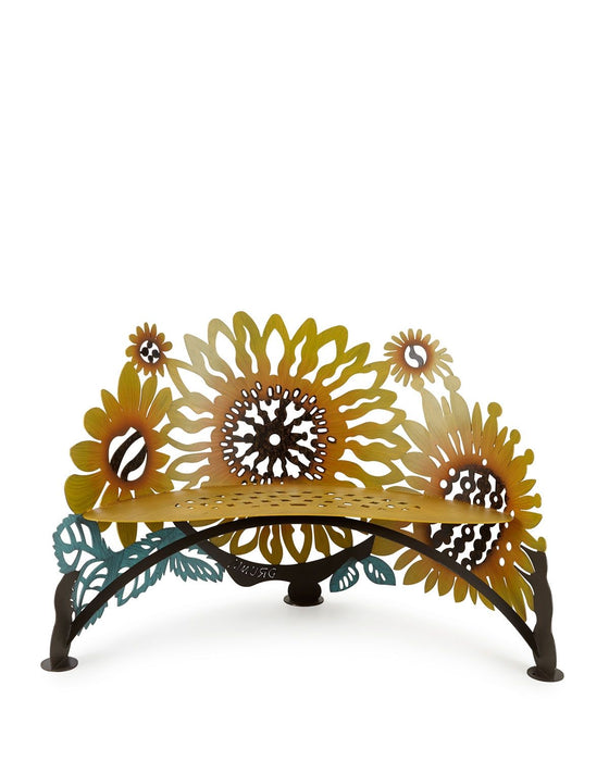 Sunflower Bench