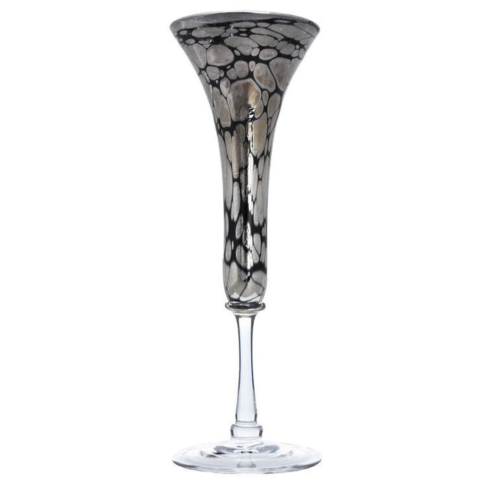 Silver Spider Champagne Flute