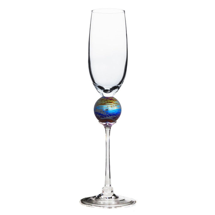 Spider Planet Champagne Flute