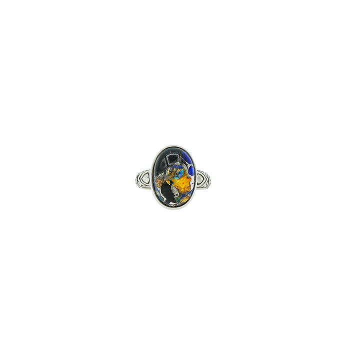 Leo Popper Oval Button Ring