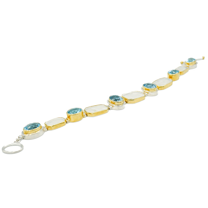 Moonstone Link Bracelet