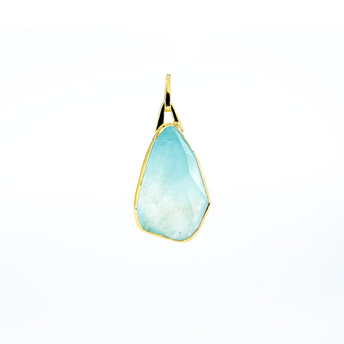 Aquamarine Statement Pendant