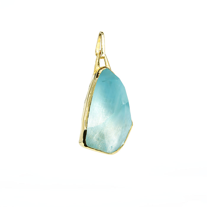 Aquamarine Statement Pendant