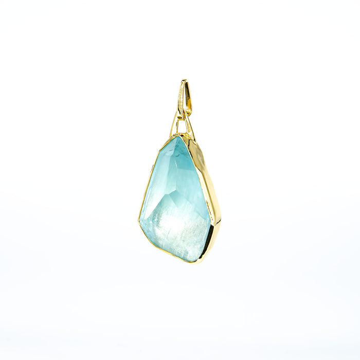 Aquamarine Statement Pendant