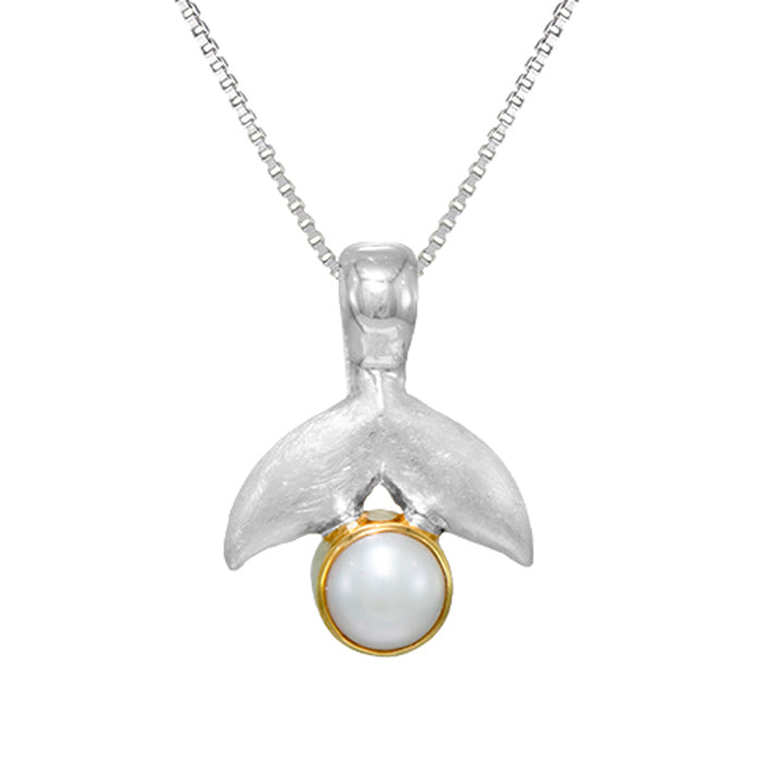 Whales Tail Pendant Necklace