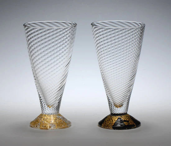 Black & Gold Apertif Glass