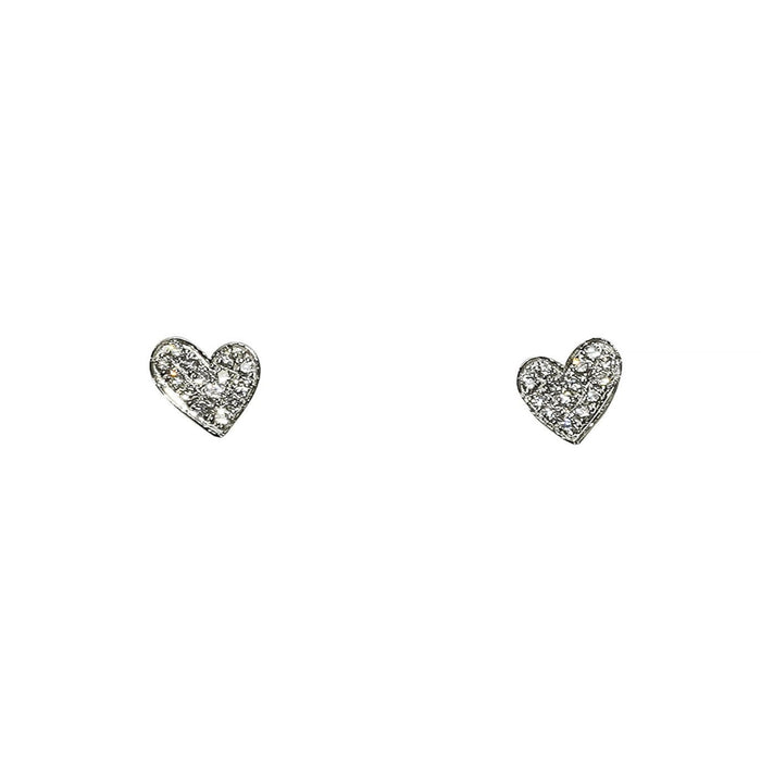 Graffiti Heart Stud Earrings