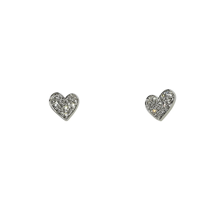Graffiti Heart Stud Earrings
