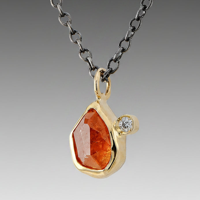 Mandarin Garnet Necklace