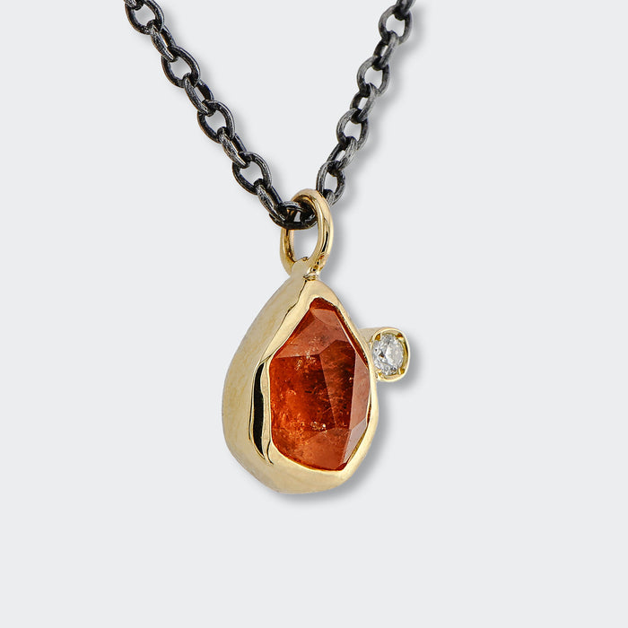 Mandarin Garnet Necklace