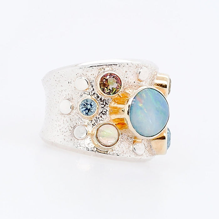 Multi Gemstone Ring