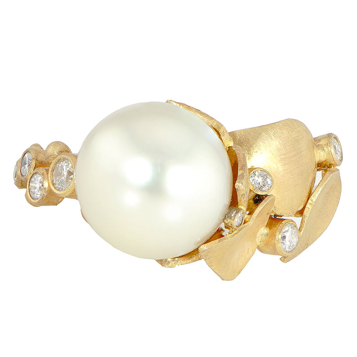 South Sea Pearl Gold Ring