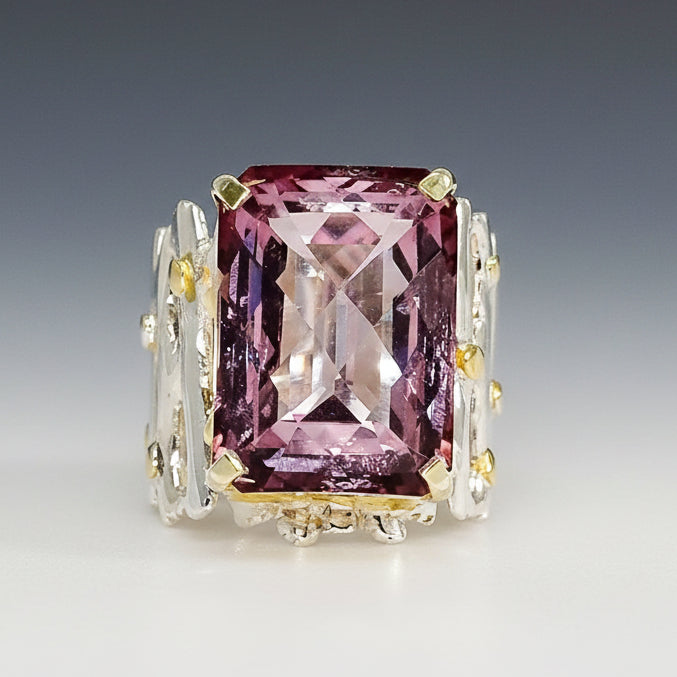Pink Topaz Ring