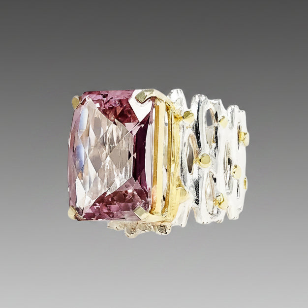 Pink Topaz Ring