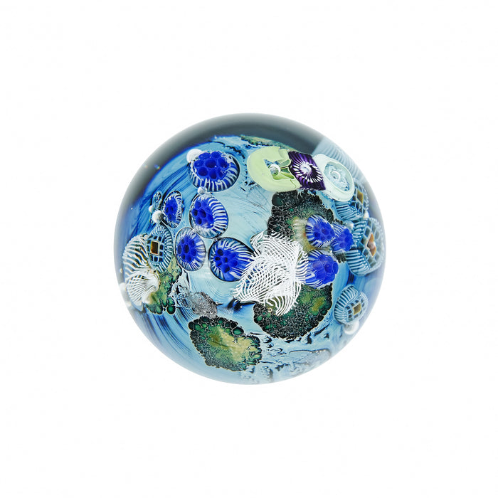 Inhabited Planet Paperweight