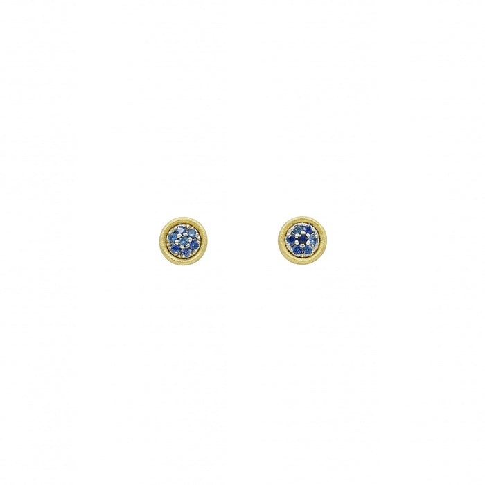 Blue Sapphire Earring Studs