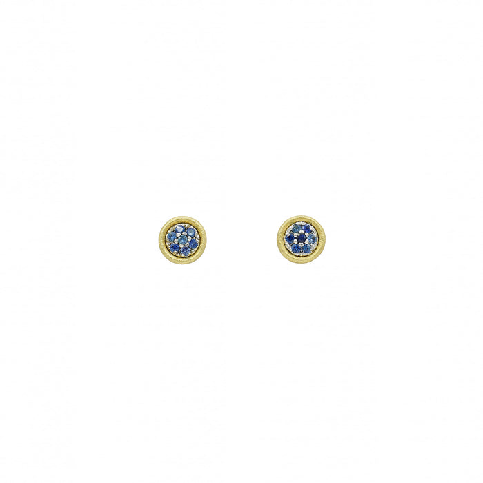 Blue Sapphire Earring Studs