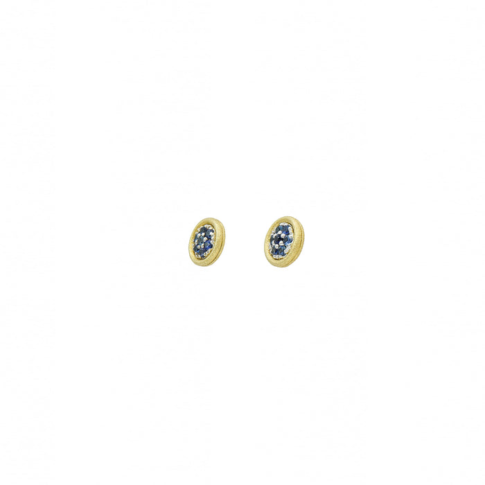 Blue Sapphire Earring Studs