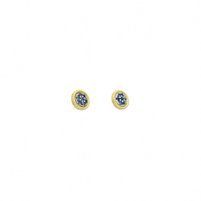 Blue Sapphire Earring Studs