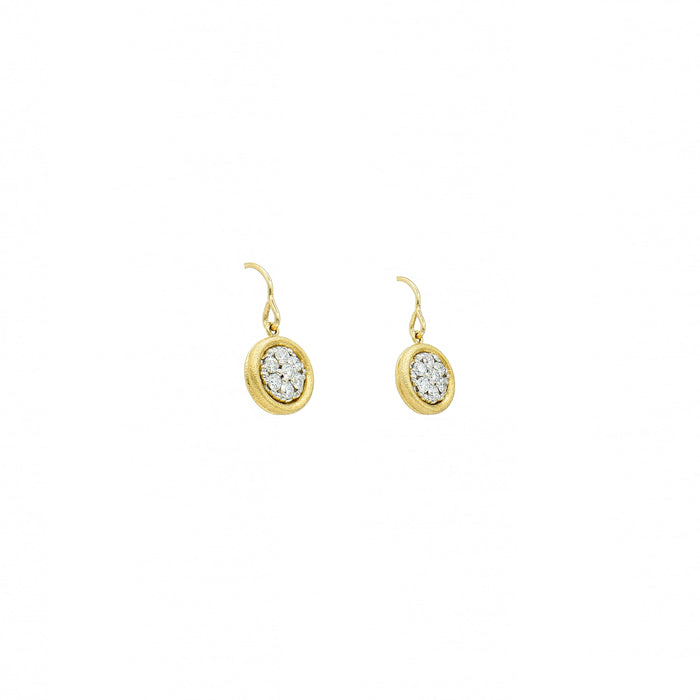 Mosaic Diamond Dangle Earrings