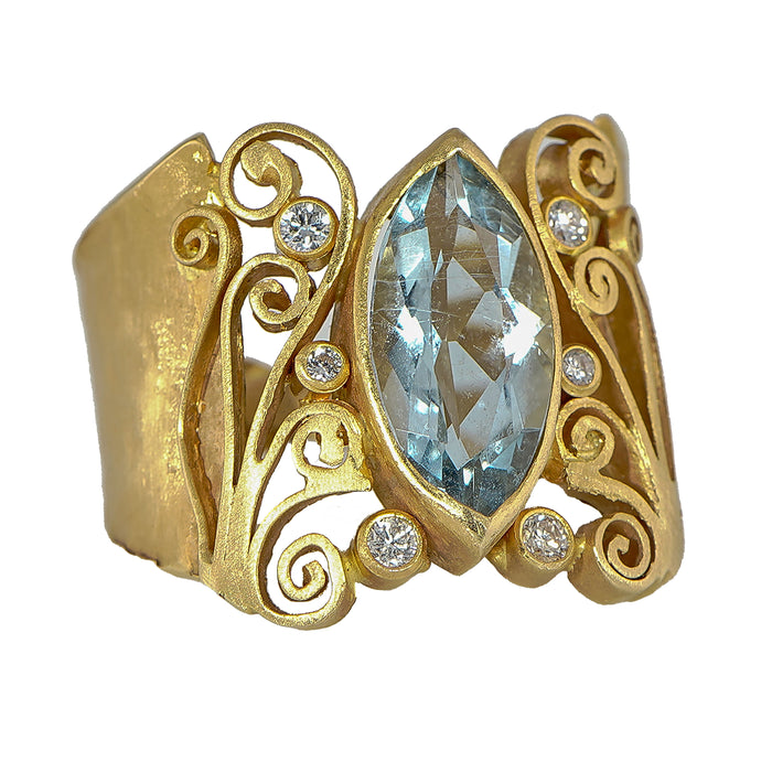 Aquamarine Ring